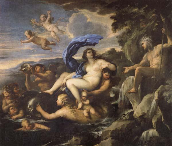 Luca Giordano he Triumph of Galatea,with Acis Transformed into a Spring